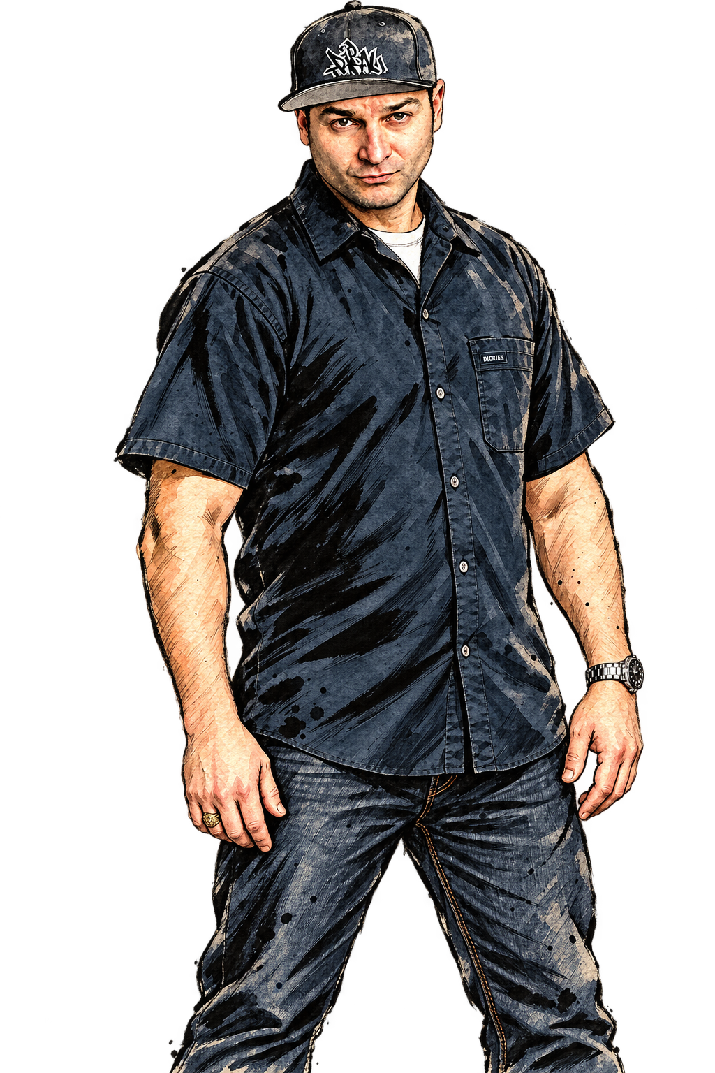 KI-generierte Darstellung von DJ Lethal